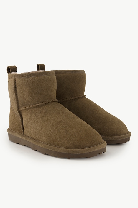 Axelda Lammfell-Boots, Veloursleder, Weite H