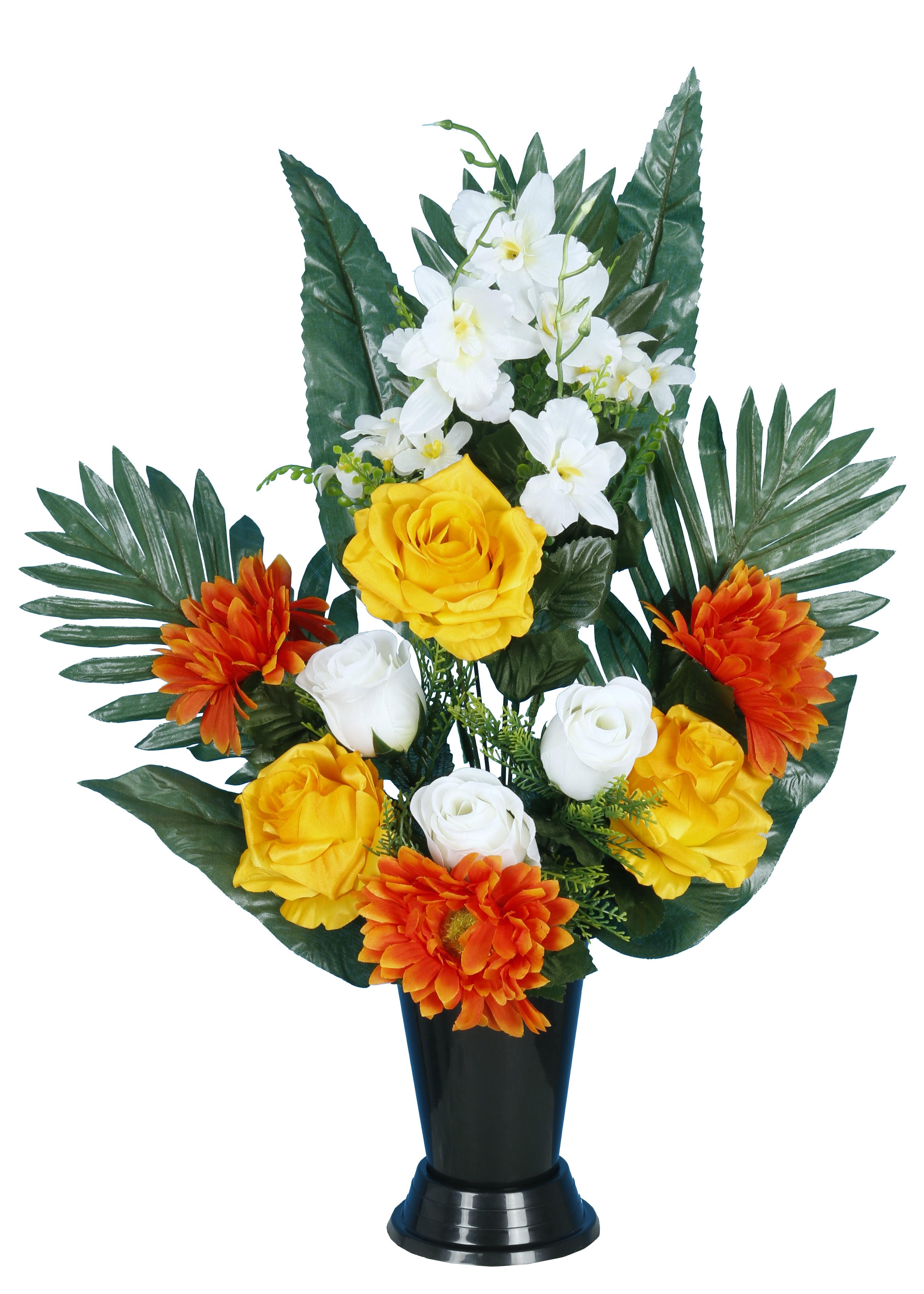 CONE BOUTONS DE ROSE GERBERAS