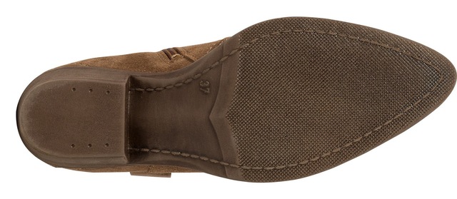 Tamaris Cowboy Stiefelette  , Blockabsatz, Festival, Western-Boots mit modischen Kontrastnähten