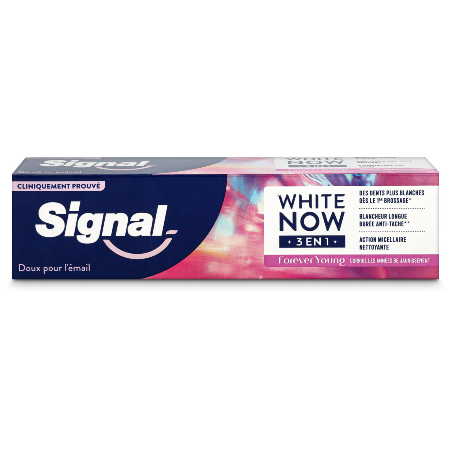 Signal Zahnpasta White Now 3 in 1 Forever Young