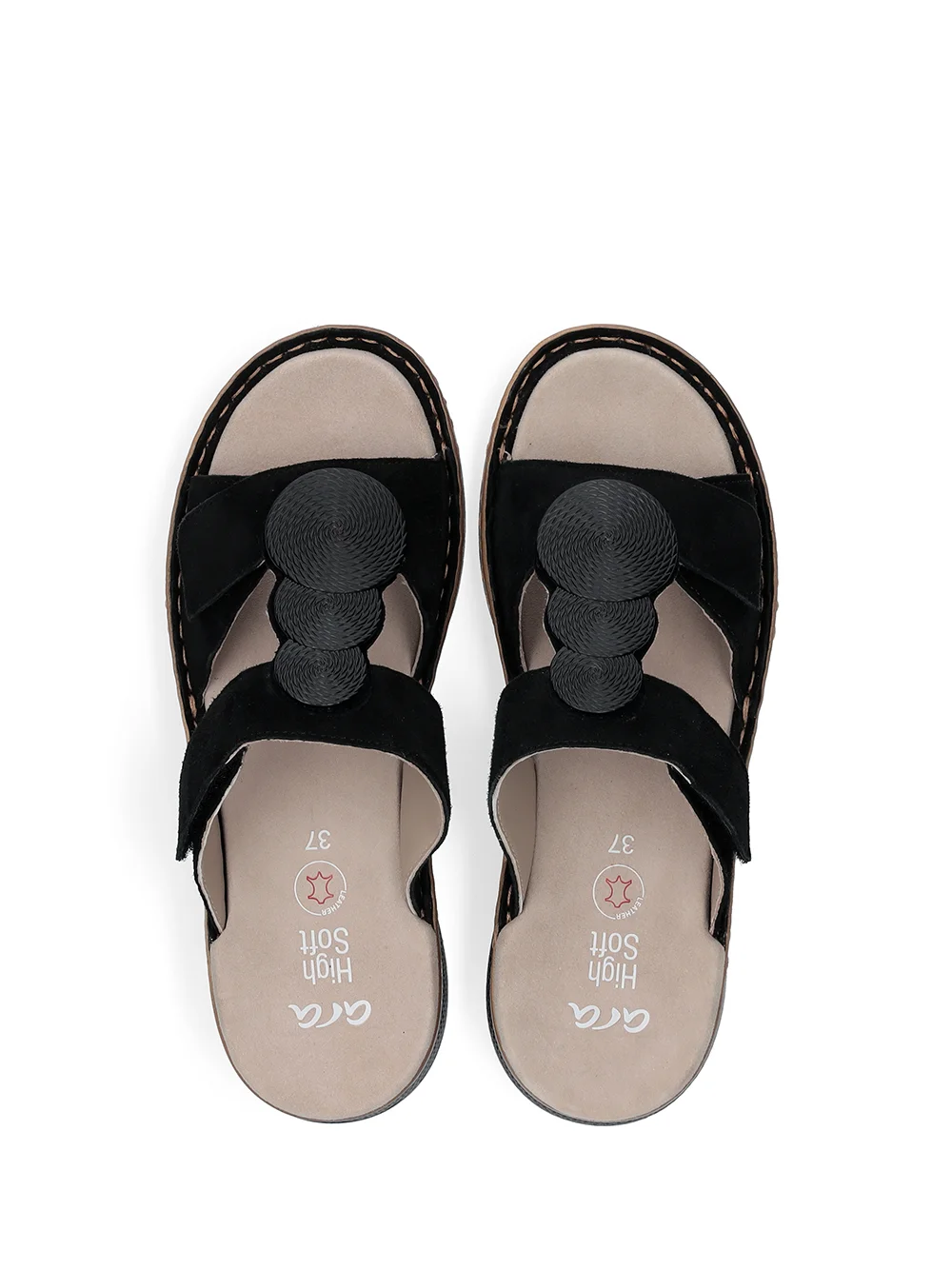 Pantolette Hawaii schwarz