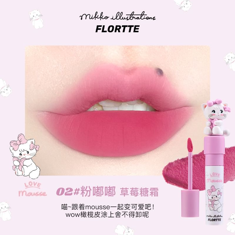 FLORTTE - LIMITED EDITION LIP CRÈME - 4 kleuren