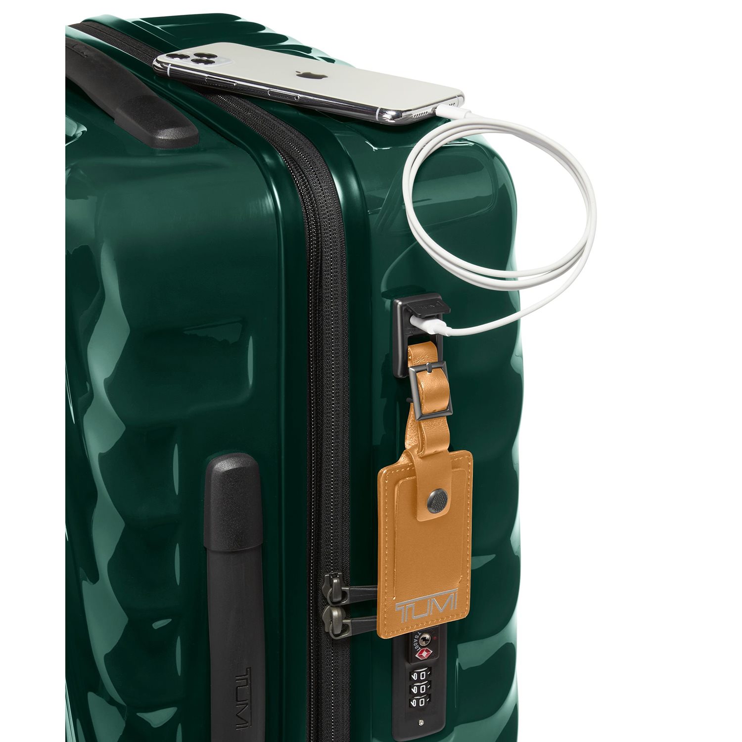 Tumi 19 Degree International Expandable 4 Wheel Trolley hunter green