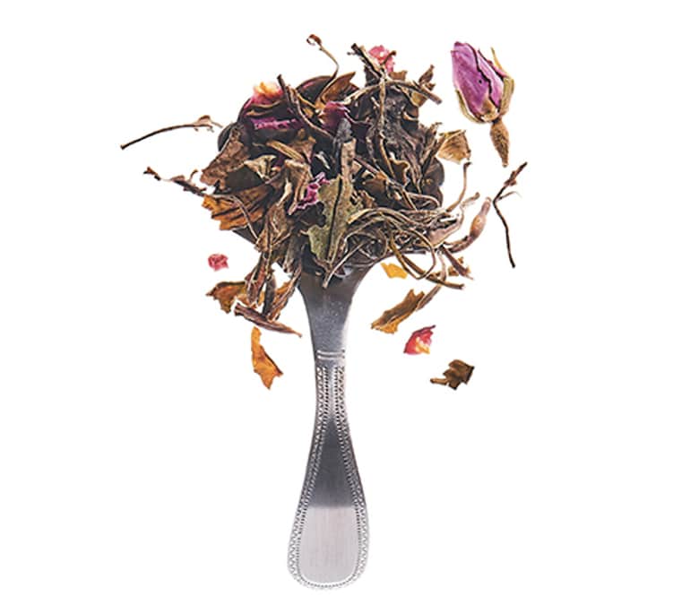 Thé blanc - Blanc comme Rose - Vrac 100g - COMPTOIR FRANÇAIS DU THÉ