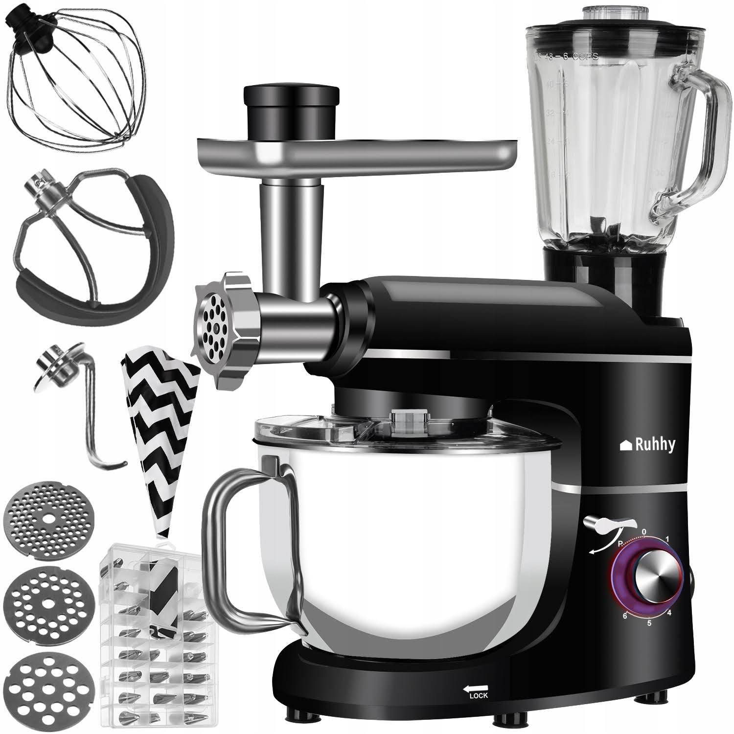 Ruhhy Planeten-Küchenmaschine mit 2200-W-Mixer