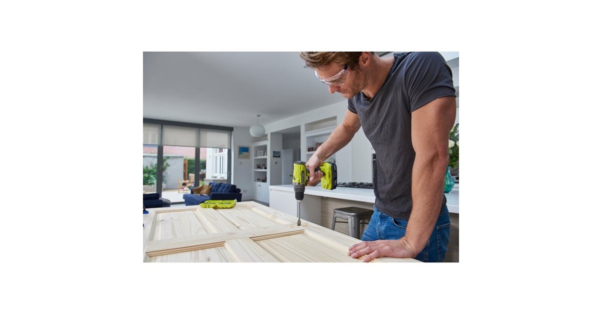 RyobiONE+ 18V Accu Boormachine R18DD2-0 schroeftol  (Groen/zwart, Accu en oplader niet inbegrepen)