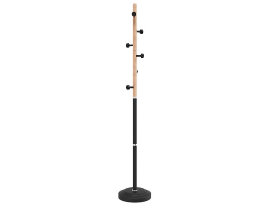 VIDAXL - Porte manteau Porte-manteau noir 177 cm fer enduit de poudre
