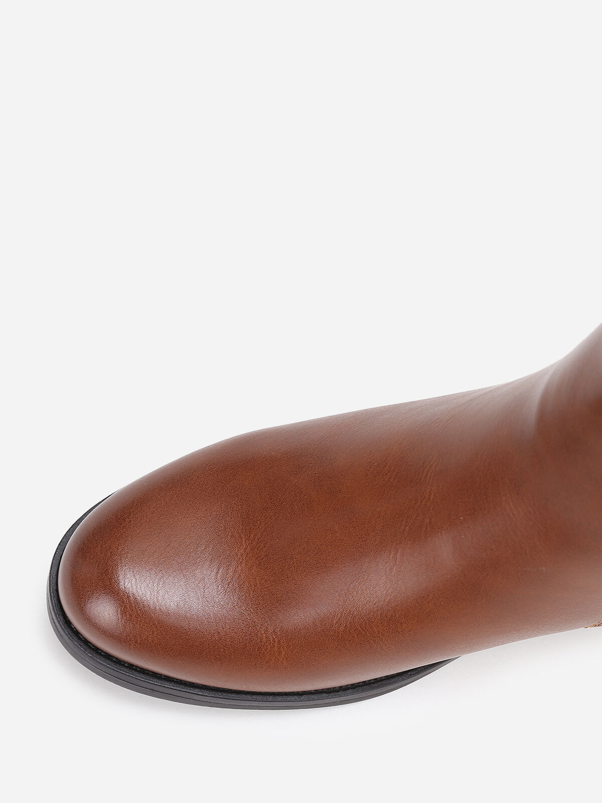Bottines inspiration chelsea à boucle- Camel