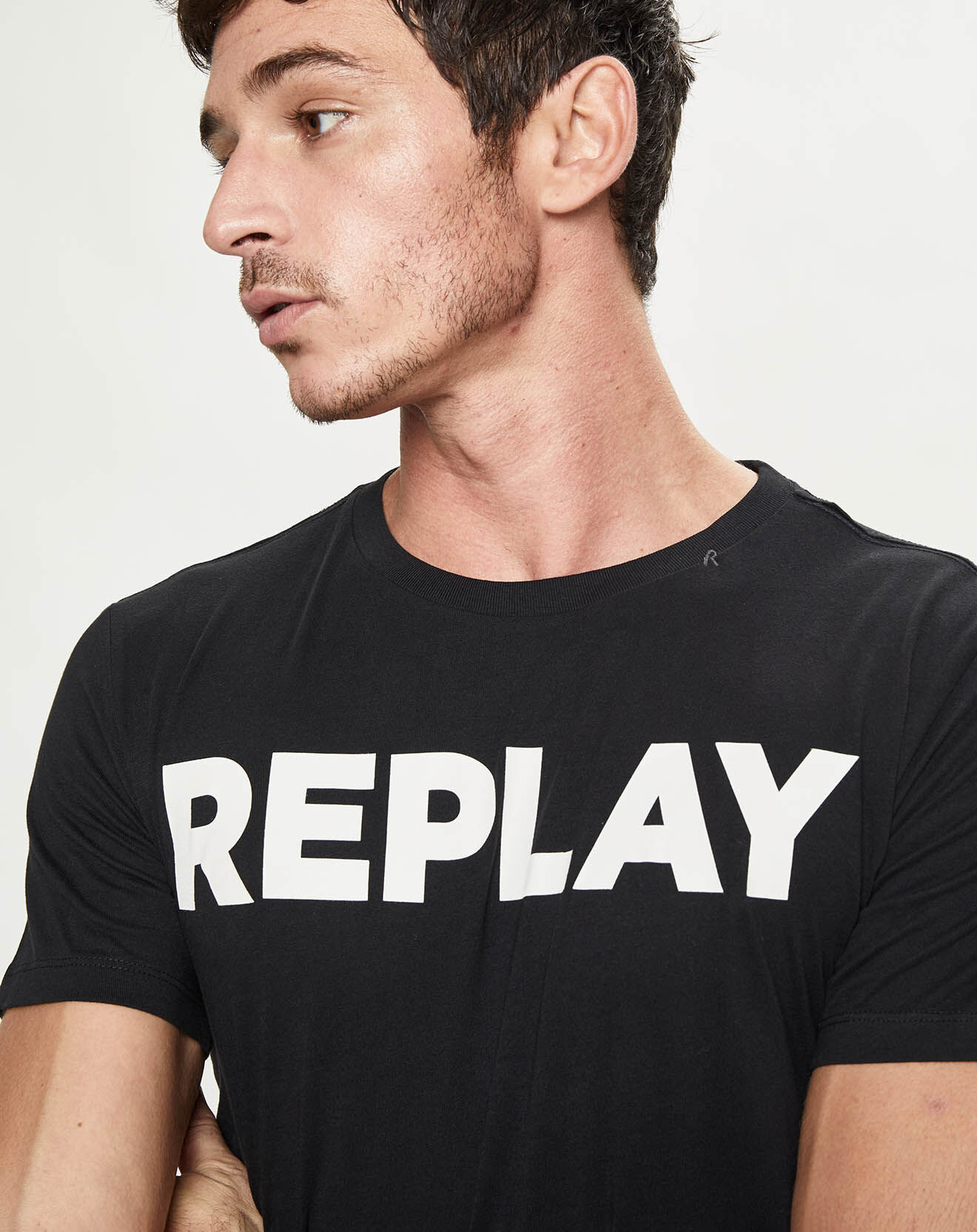 Replay T-Shirt Big Logo noir
