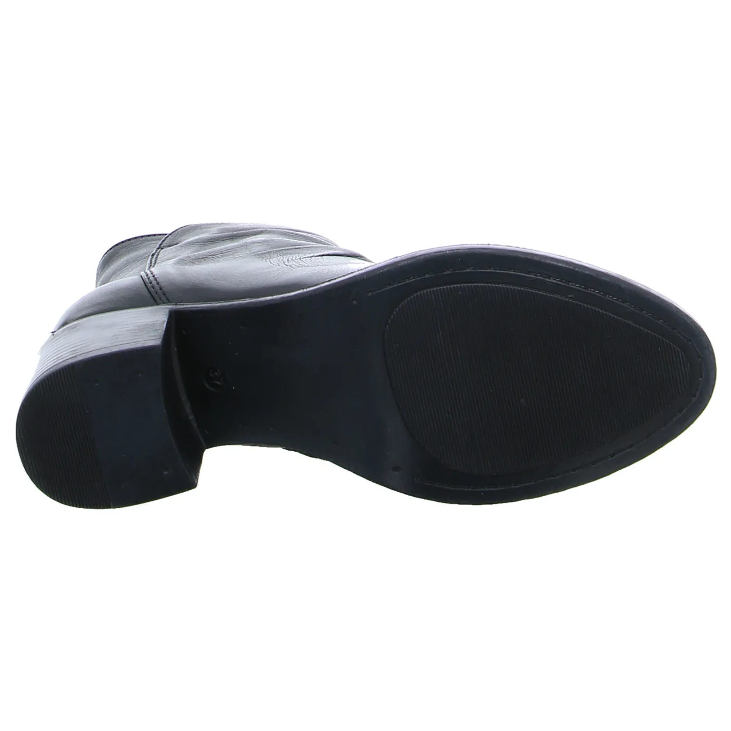 SCHUHENGEL Stiefelette Schwarz Leder