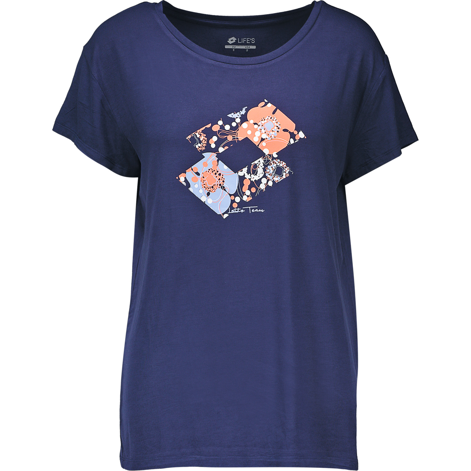 Lotto Damen-T-Shirt Flo Logo M, lila