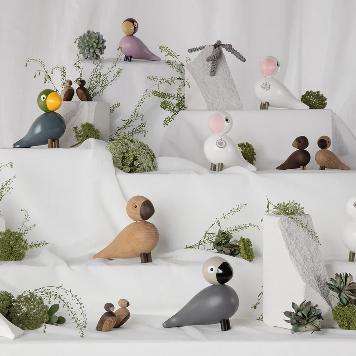 Kay Bojesen - Singvogel Flora, Year Bird 2024, pink