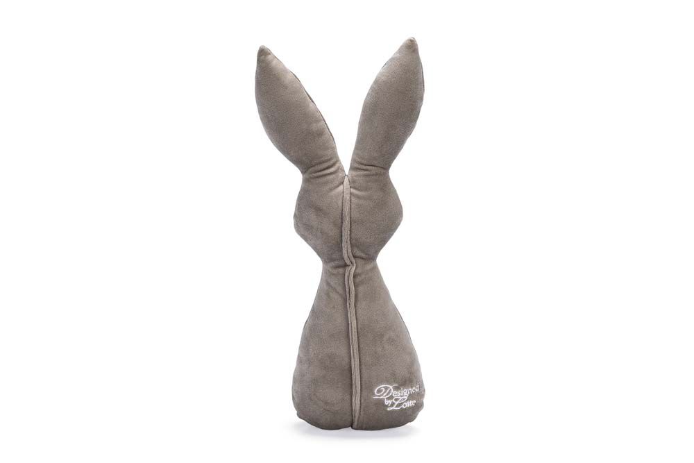 Designed by Lotte Konijn Alina Knuffel - Hondenspeelgoed - grijs - 6x13x27 cm