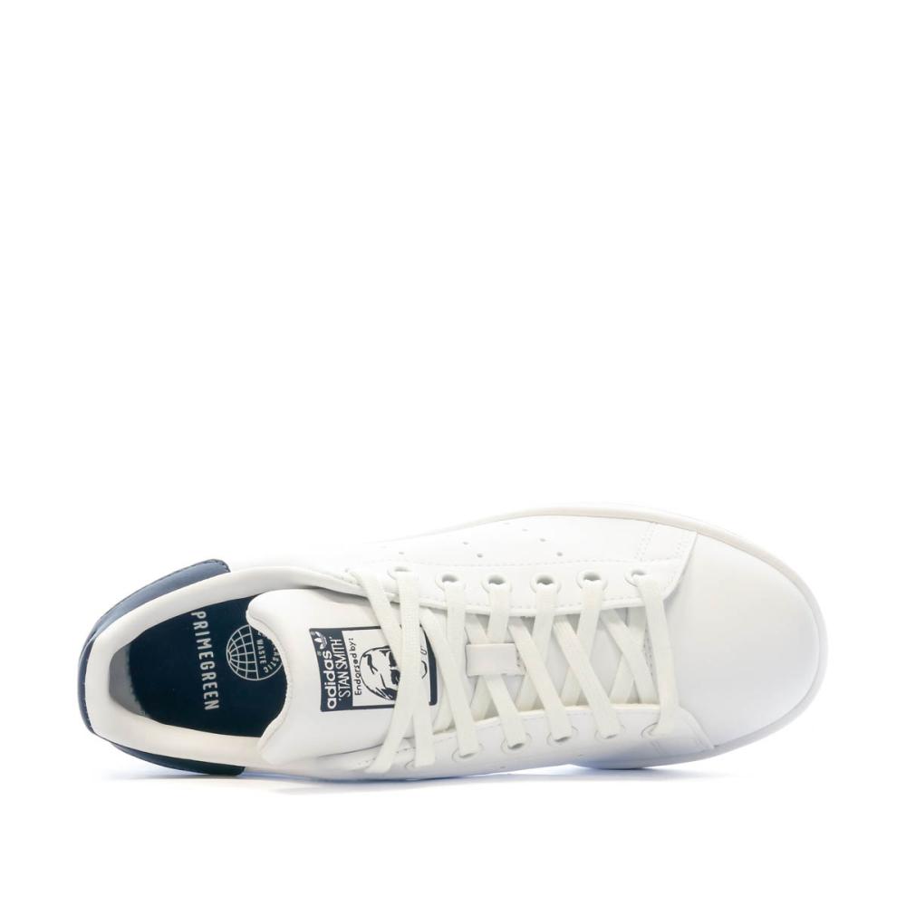 Adidas Baskets Blanches/Marine Femme Adidas Stan Smith