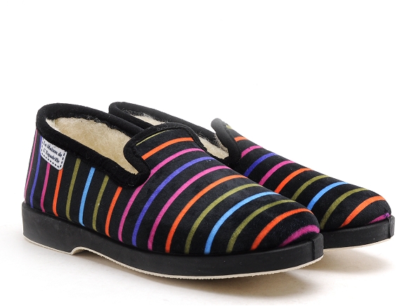 La maison de l espadrille chaussons femme 7678f 5 noir