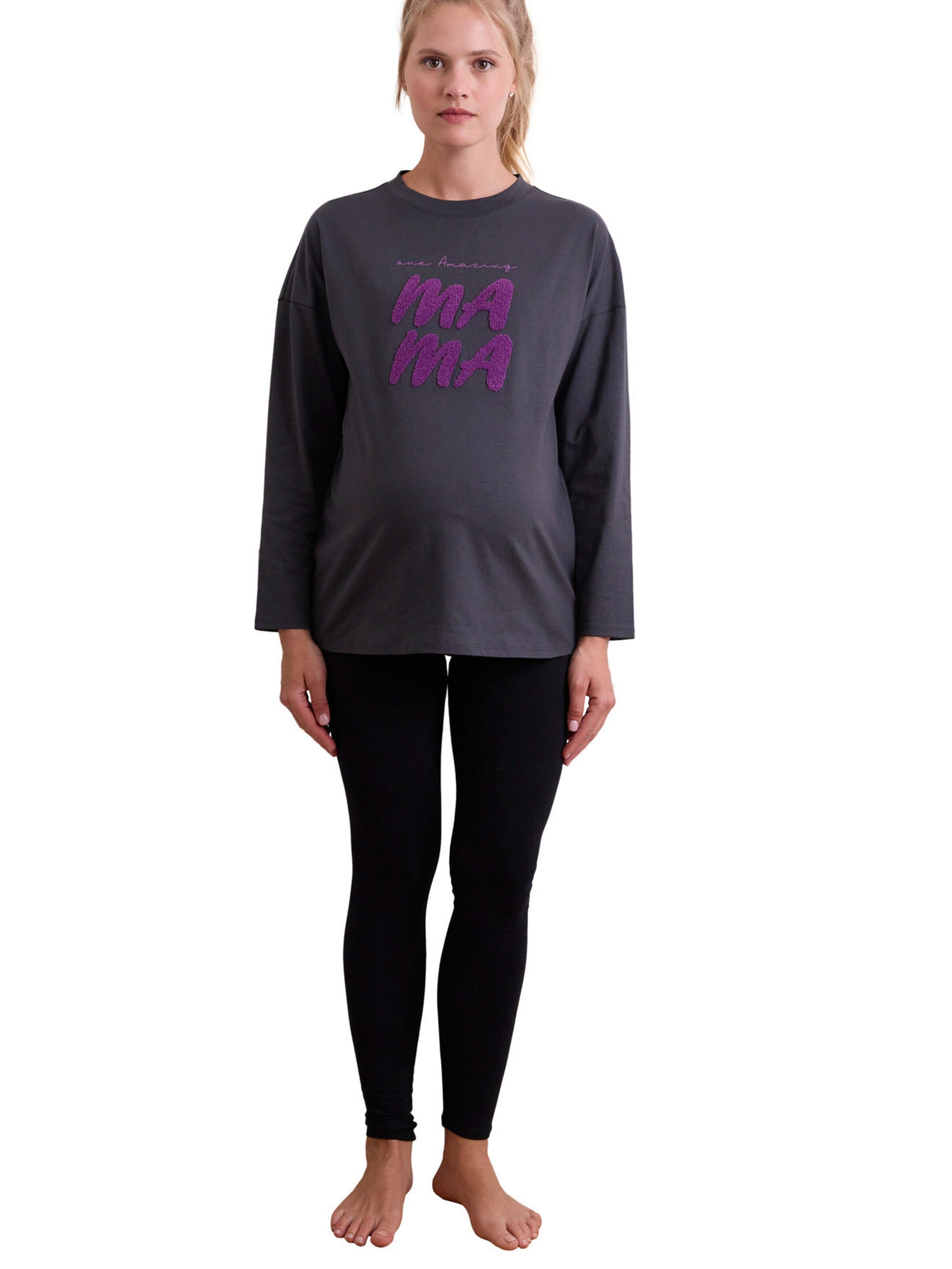 Vertbaudet Umstands-Shirt anthrazit