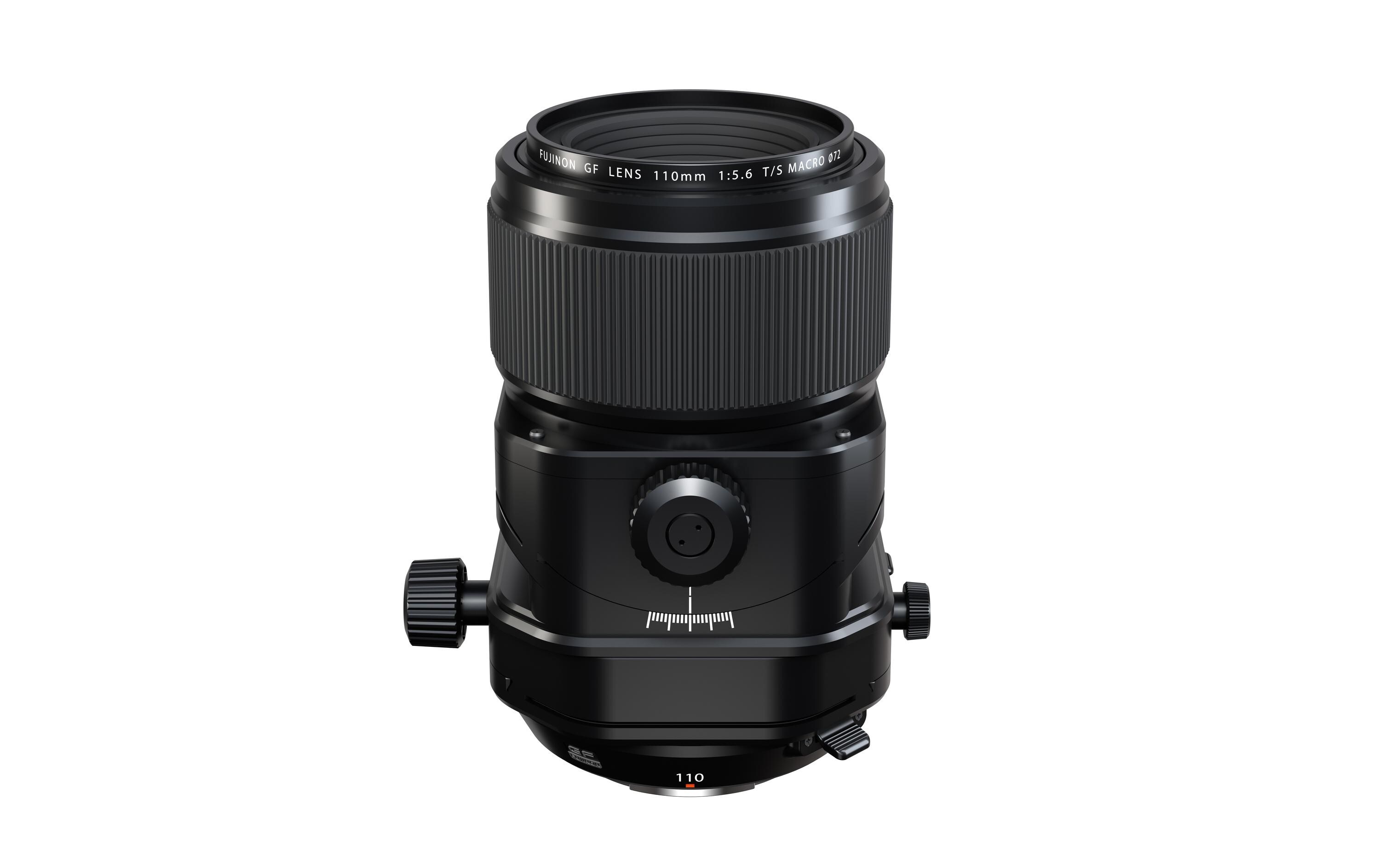 Festbrennweite FUJINON GF 110mm F5.6 T/S Macro – G-Mount<br>Mittleres Tele-Objektiv mit einer Brennweite von 110 mm (äquivalent zu 87 mm KB)