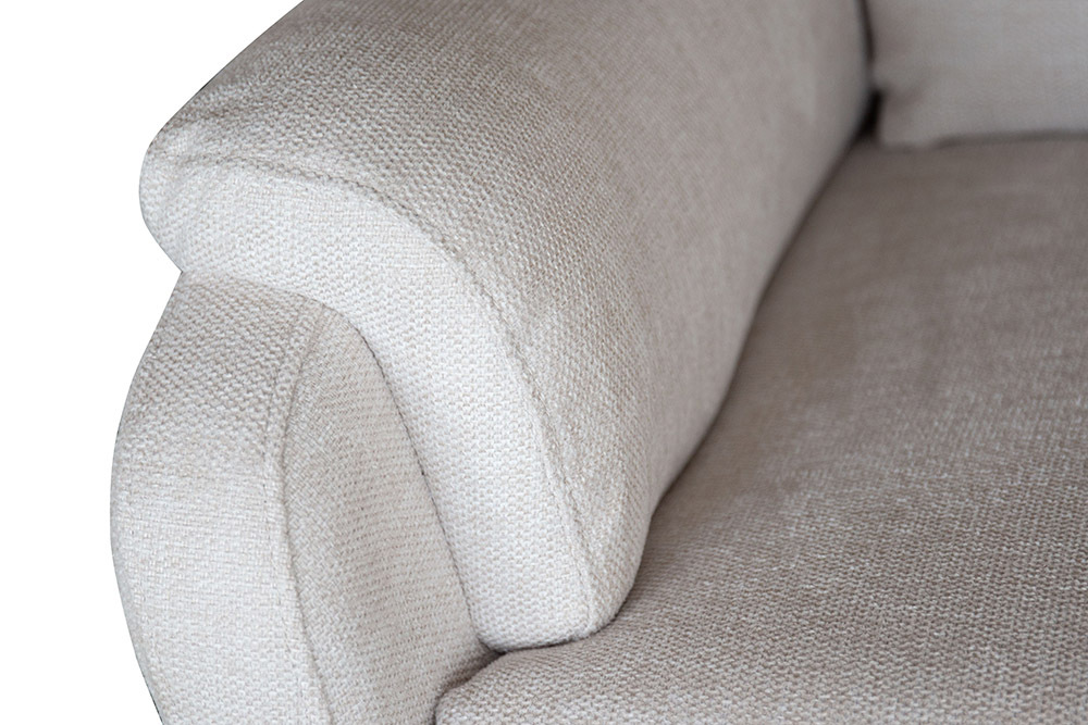 Exklusiver 1er Kinosessel HOLLYWOOD beige Strukturstoff elektrische Liegeposition