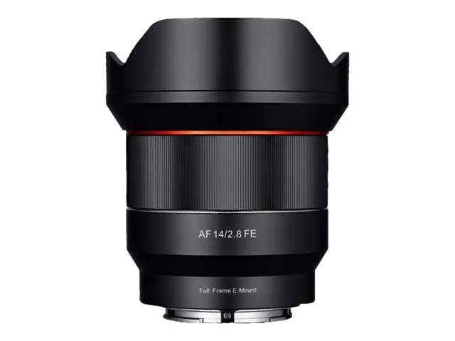 Samyang AF - Vidvinkel objektiv - 14 mm - f/2.8 FE - Sony E-mount - for Sony Cinema Line; a VLOGCAM; a1; a1 II; a6700; a7 IV; a7C; a7C II; a7CR; a7R V; a9 III