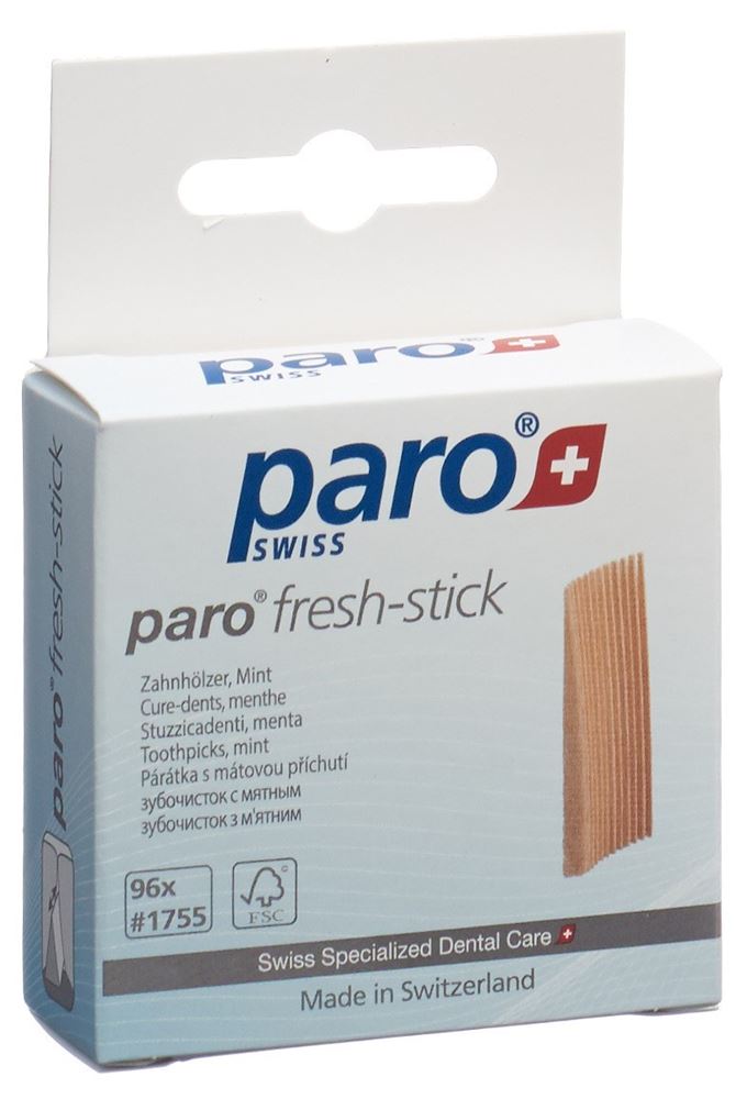 PARO Fresh Sticks Zahnhölzer<br>96 Stück, mittel Mint