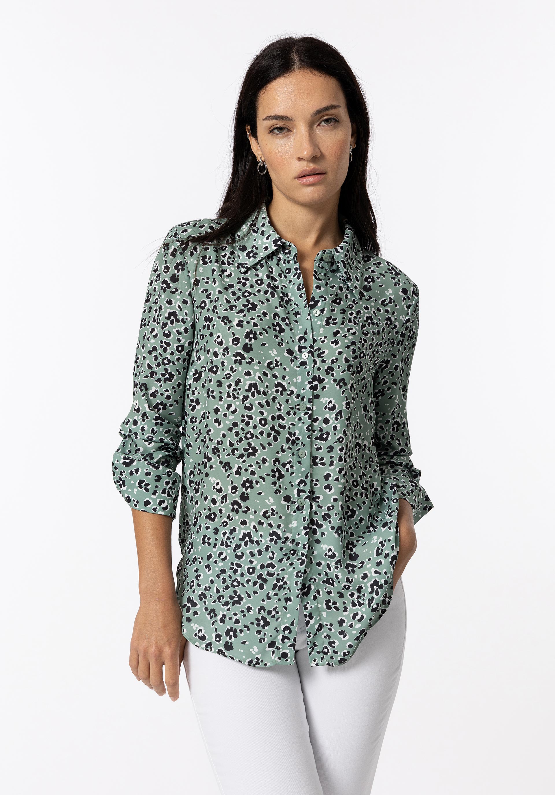 Camisa Fluída Estampada