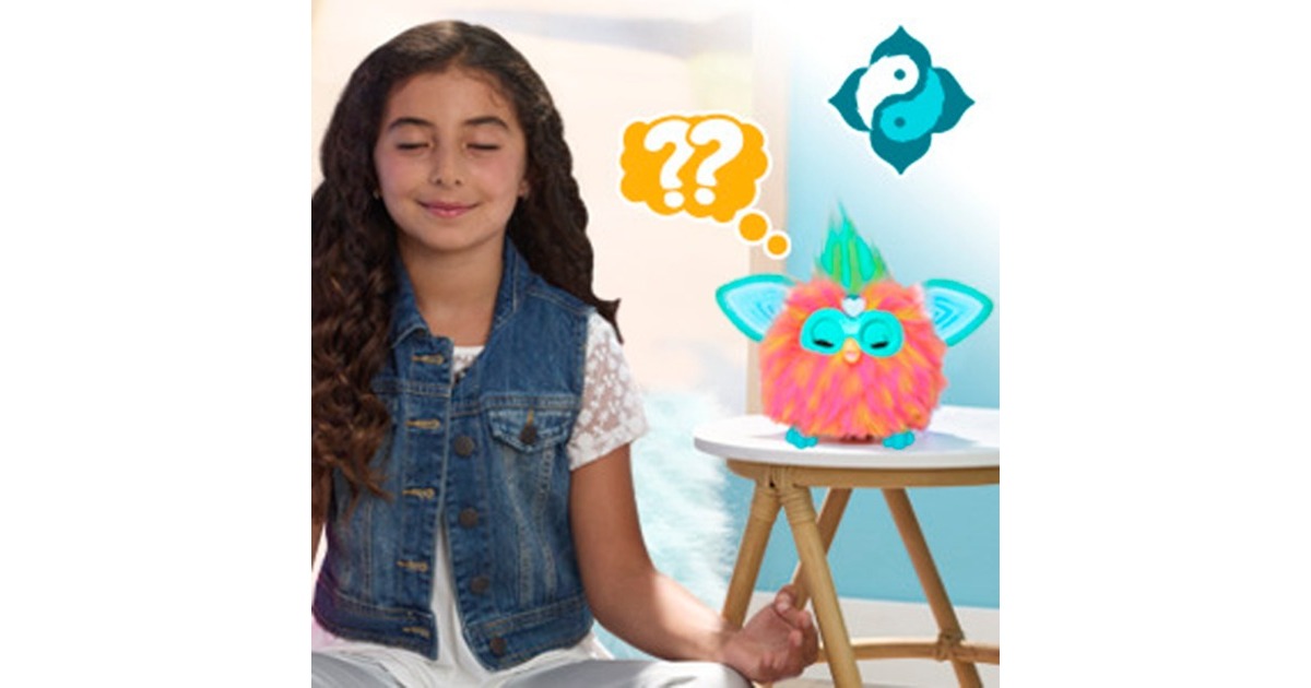 HasbroFurby Koraal Pluchenspeelgoed