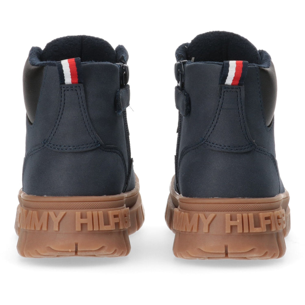Køb Tommy Hilfiger Blue Lace-Up Støvle