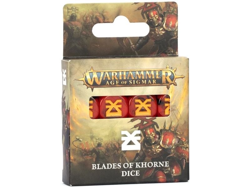 Games Workshop Würfelset Warhammer Age of Sigmar Blades Of Würfelset der Klingen des Khorne