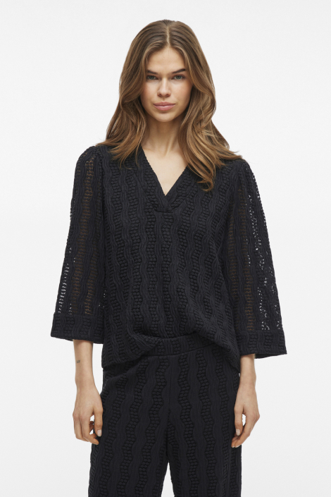 Vila zwarte dames blouse