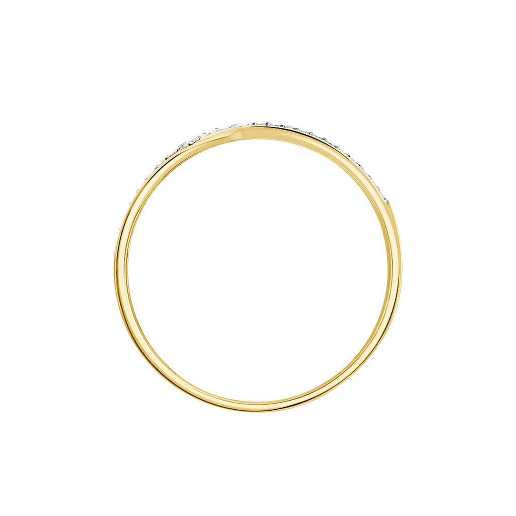 Bague Joassine Or Jaune Diamant