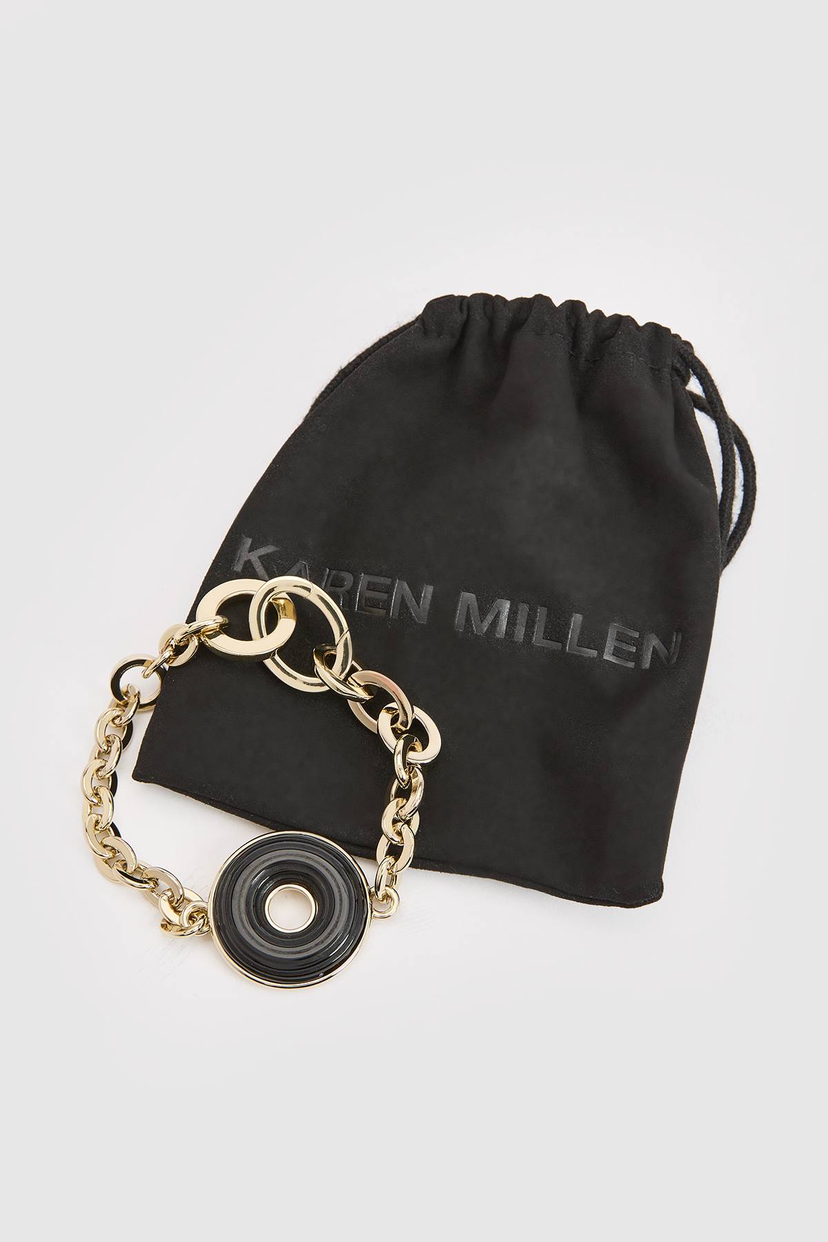 KarenMillen Bracelet Chaîne À Anneau En Résine