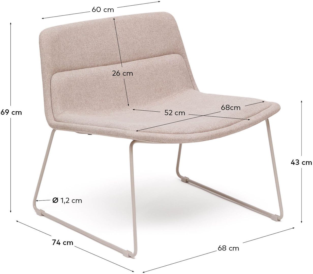 Kave Home   Arenys Grote Tafellamp