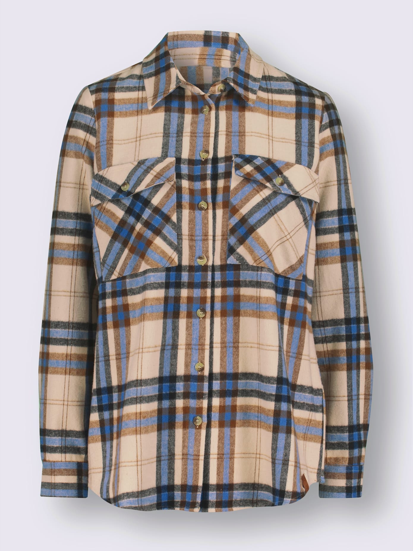 Chemisier en flanelle pur coton