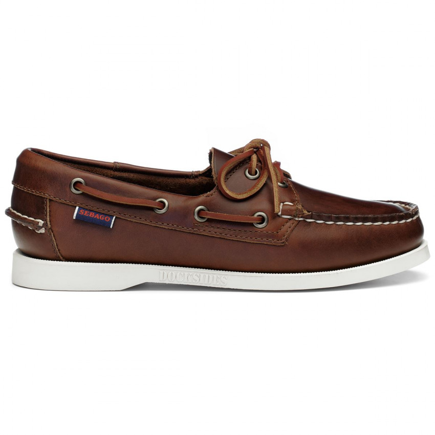 DOCKSIDES PORTLAND WAXED BROWN