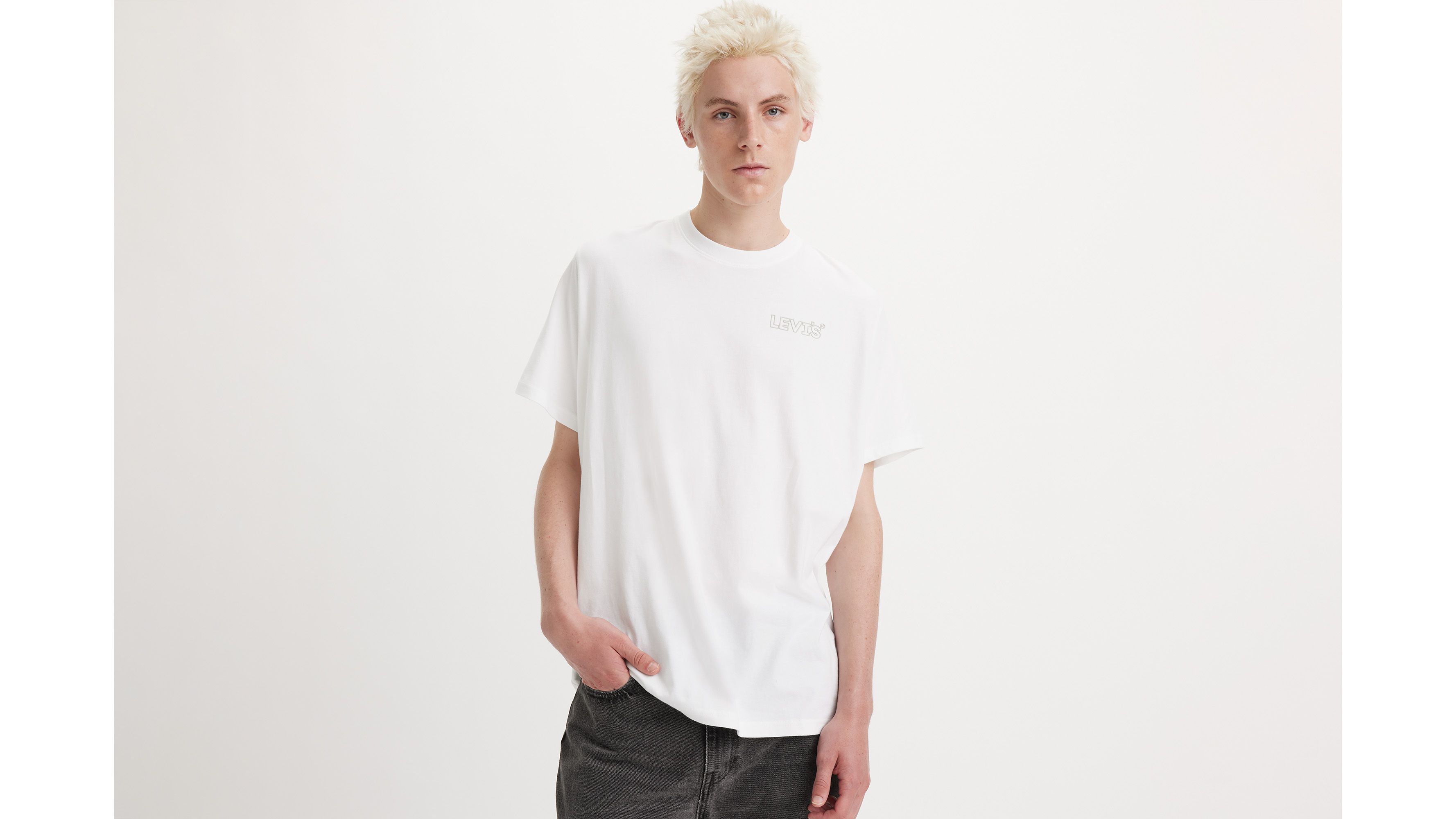 T-shirt graphique Relaxed - Chrome Headline White+ - Blanc
