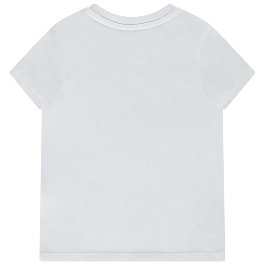 T-shirt manches courtes en jersey print fantaisie pour bébé garçon - Blanc