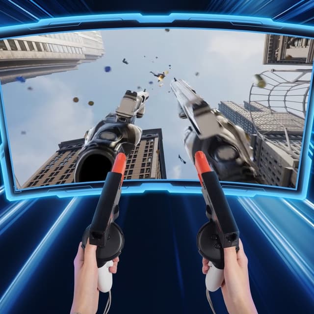 DEVASO For Meta Quest 3 VR Gaming Gun Shooting Game Håndtag