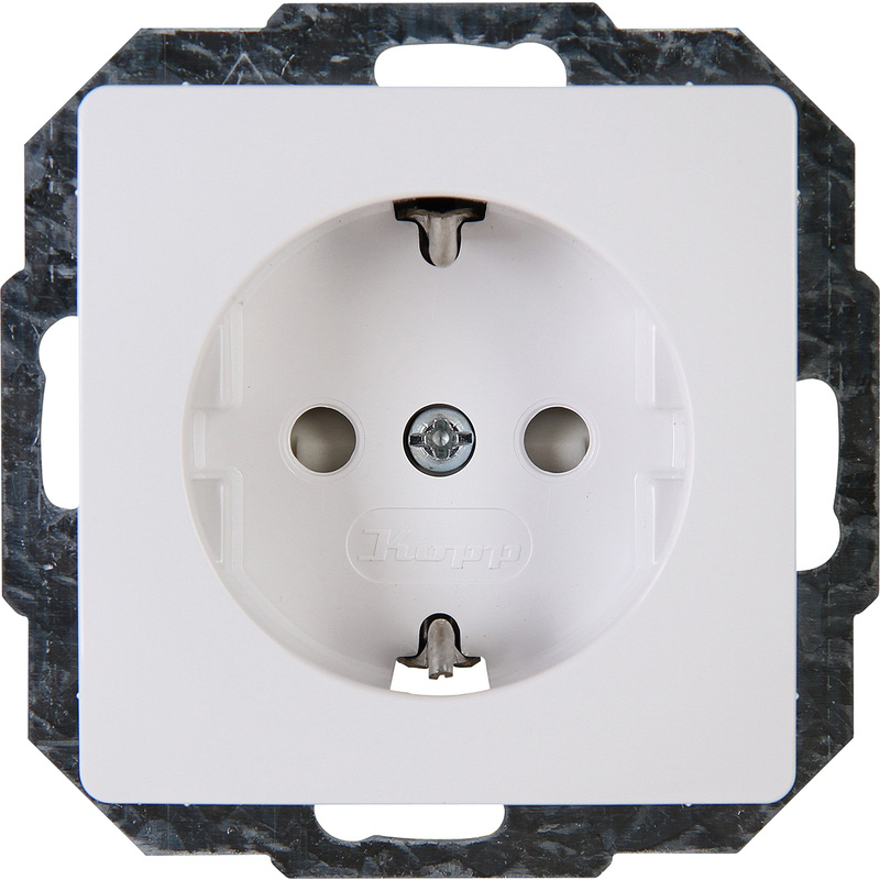 Kopp Paris wandcontactdoos RA KV inbouw Artic wit