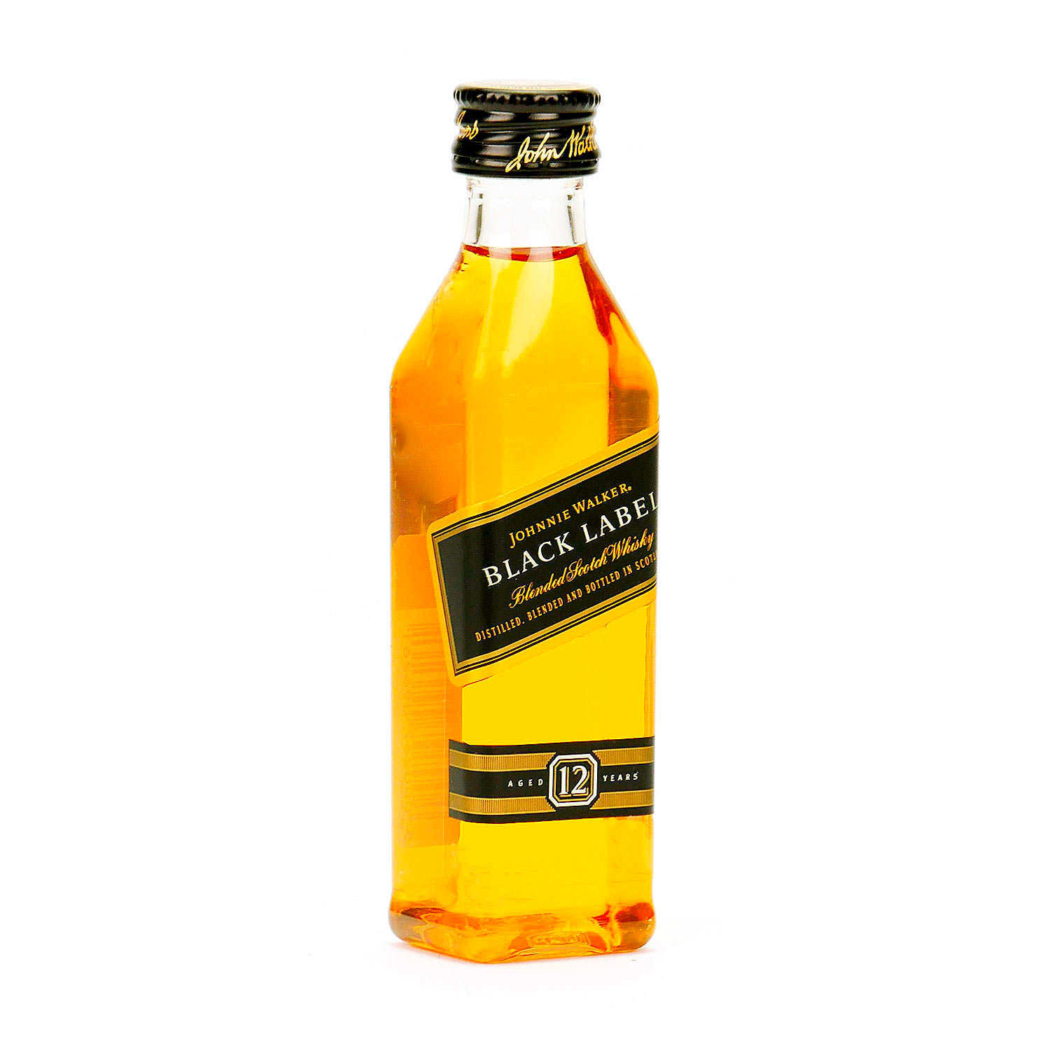 Whisky Johnnie Walker Black Label - Mignonnette - 40%