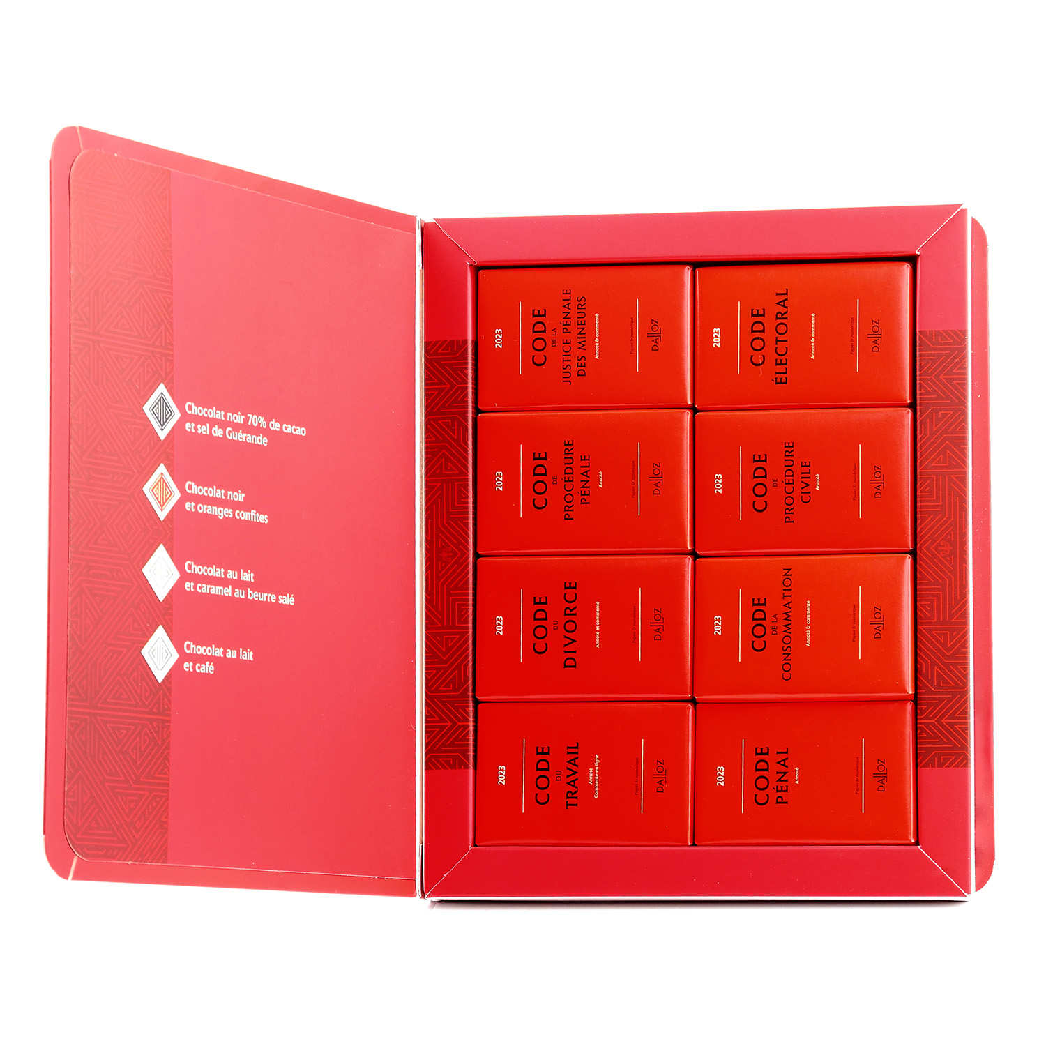 Le Code de la Gourmandise Dalloz - Coffret cadeau chocolat - Lefebvre Dalloz