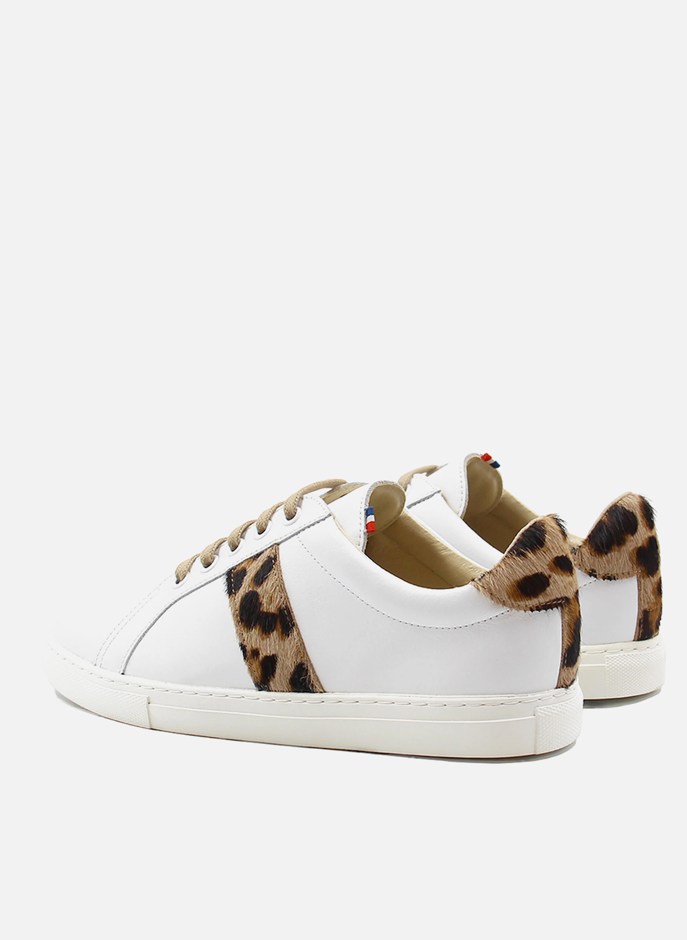 Baskets mif cuir | Blanc