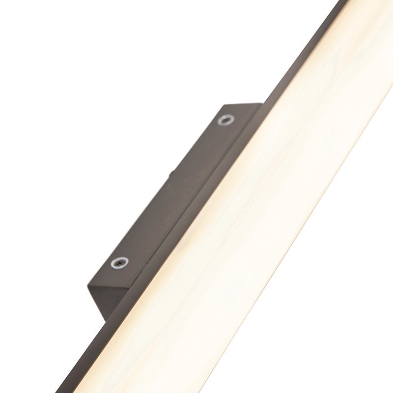 Moderne badkamerwandlamp, zwart, 92 cm, IP44 - Cascada