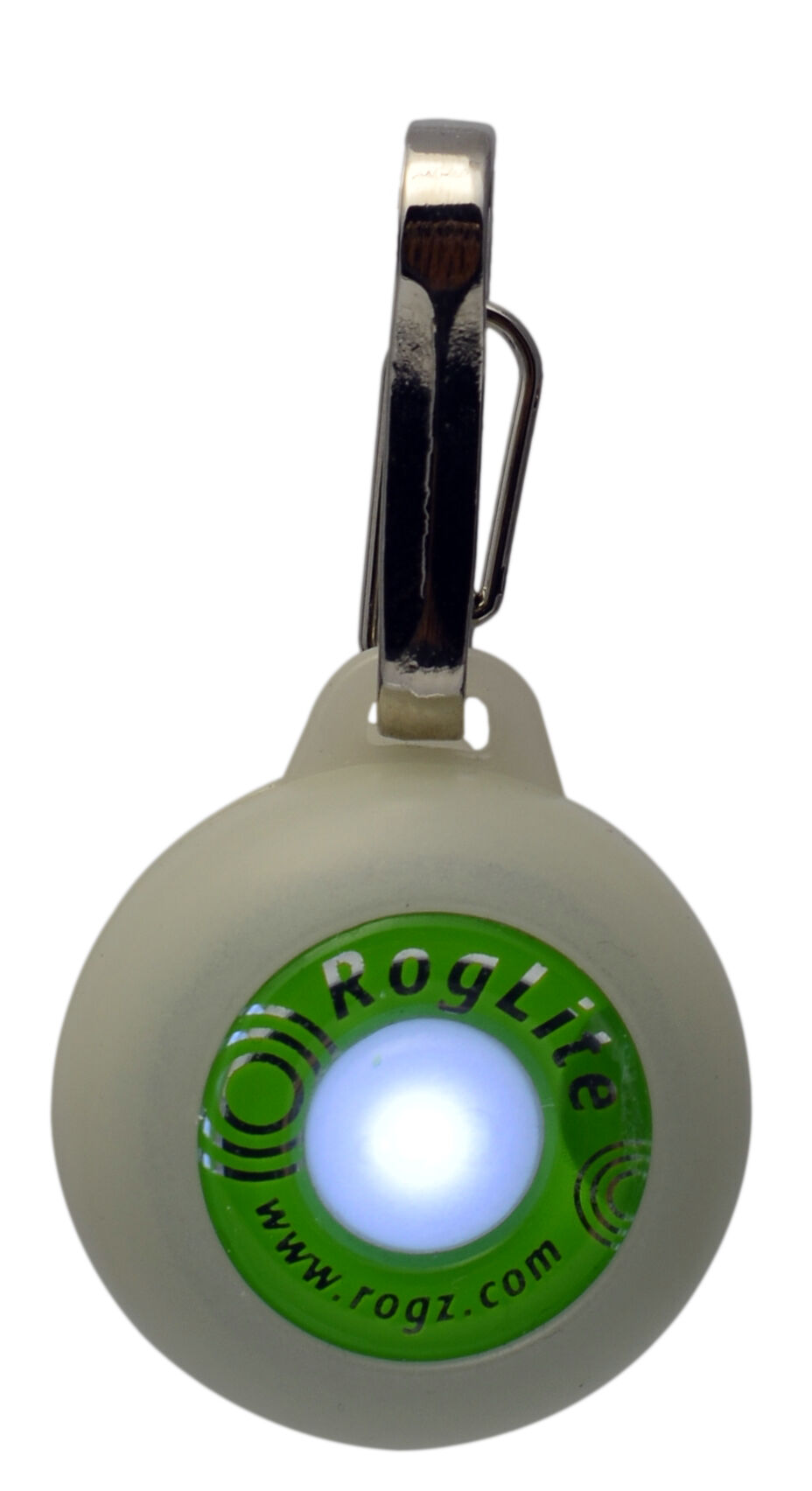 Rogz Roglite - Veiligheidslampje Hond - geel - 3.1 cm