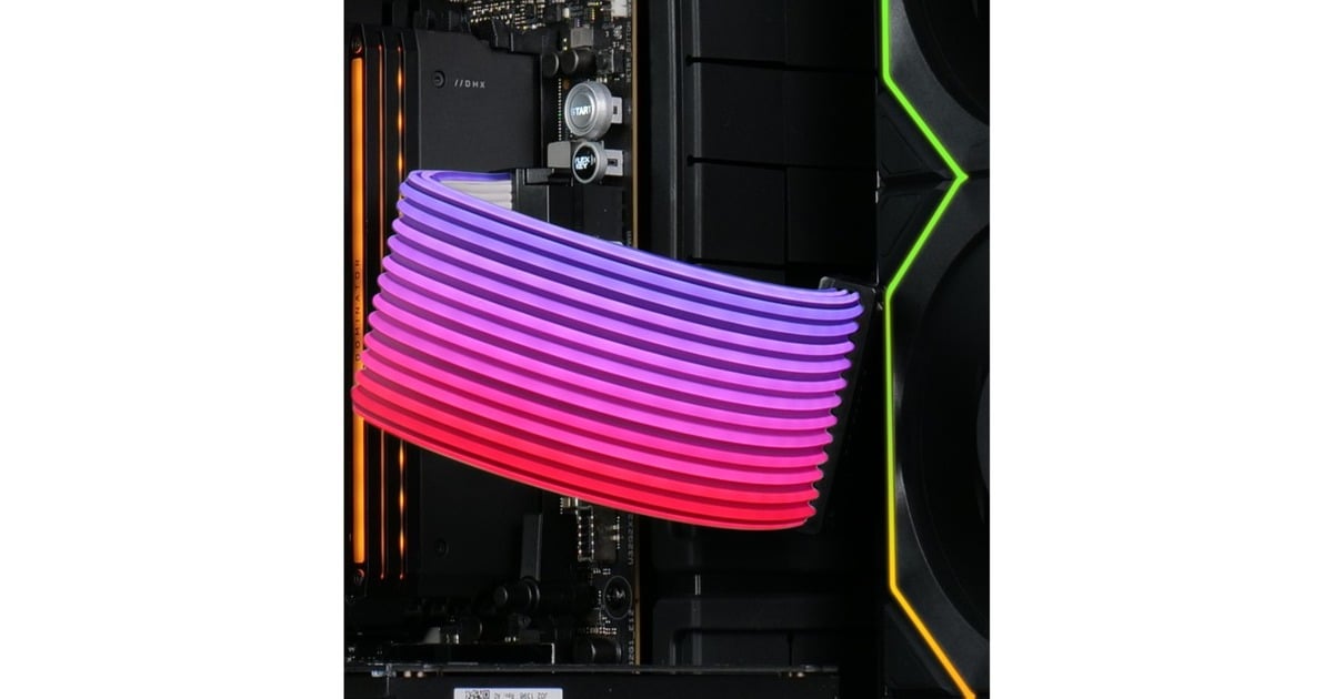 Lian LiStrimer Wireless PW24-1W-T - 24-pin RGB verlengkabel  (Inclusief controller, 0,26 meter, RGB leds)