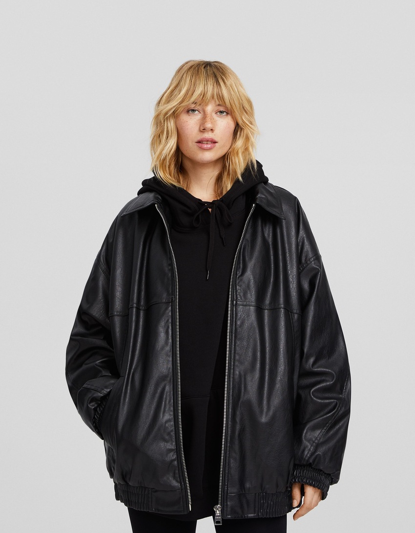 Jaqueta oversized estilo 
