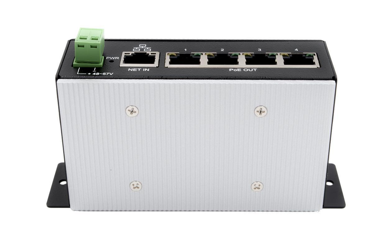 PoE Switch EX-6100PoE 5 Port<br>Gigabit-Switch und PoE-Injector