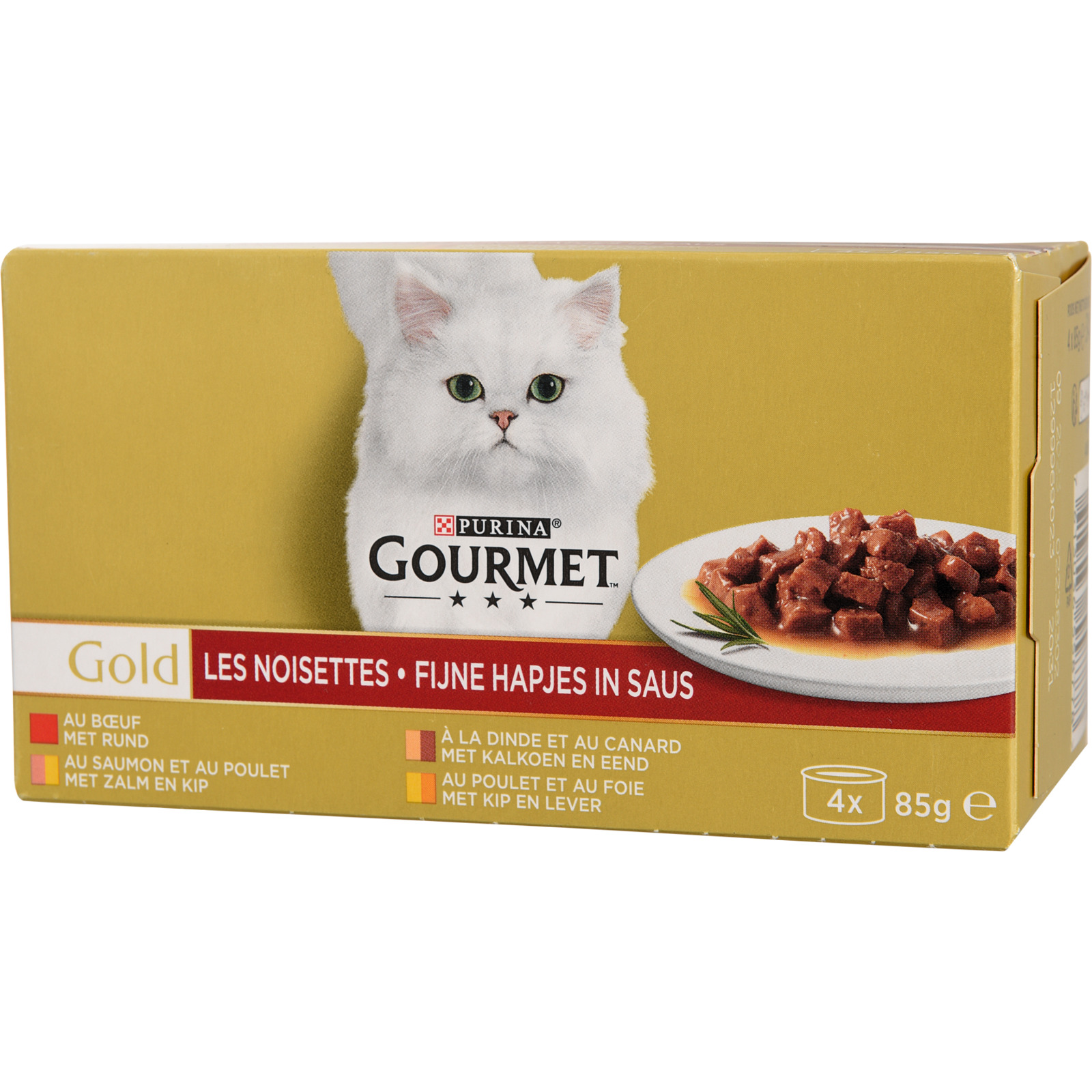 Gourmet Gold Stückchen in Sauce 4x85g