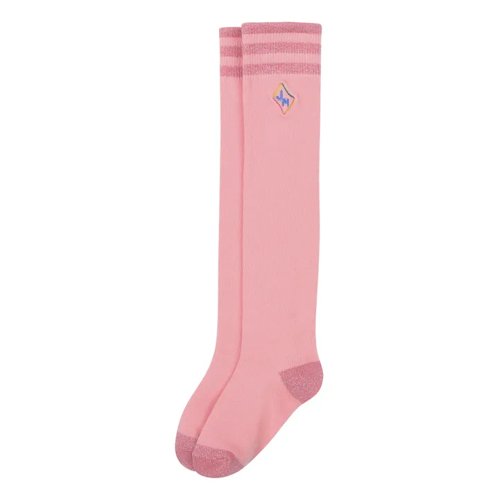 Jelly Mallow Lot 2 Chaussettes Hautes Fleurs | Ecru