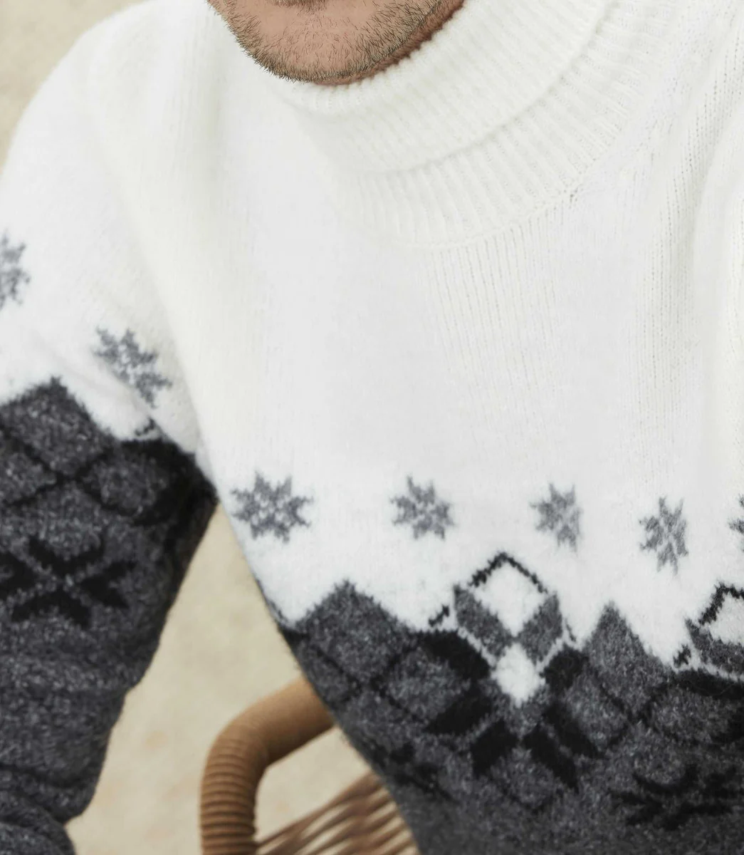 Pull col roulé anthracite 