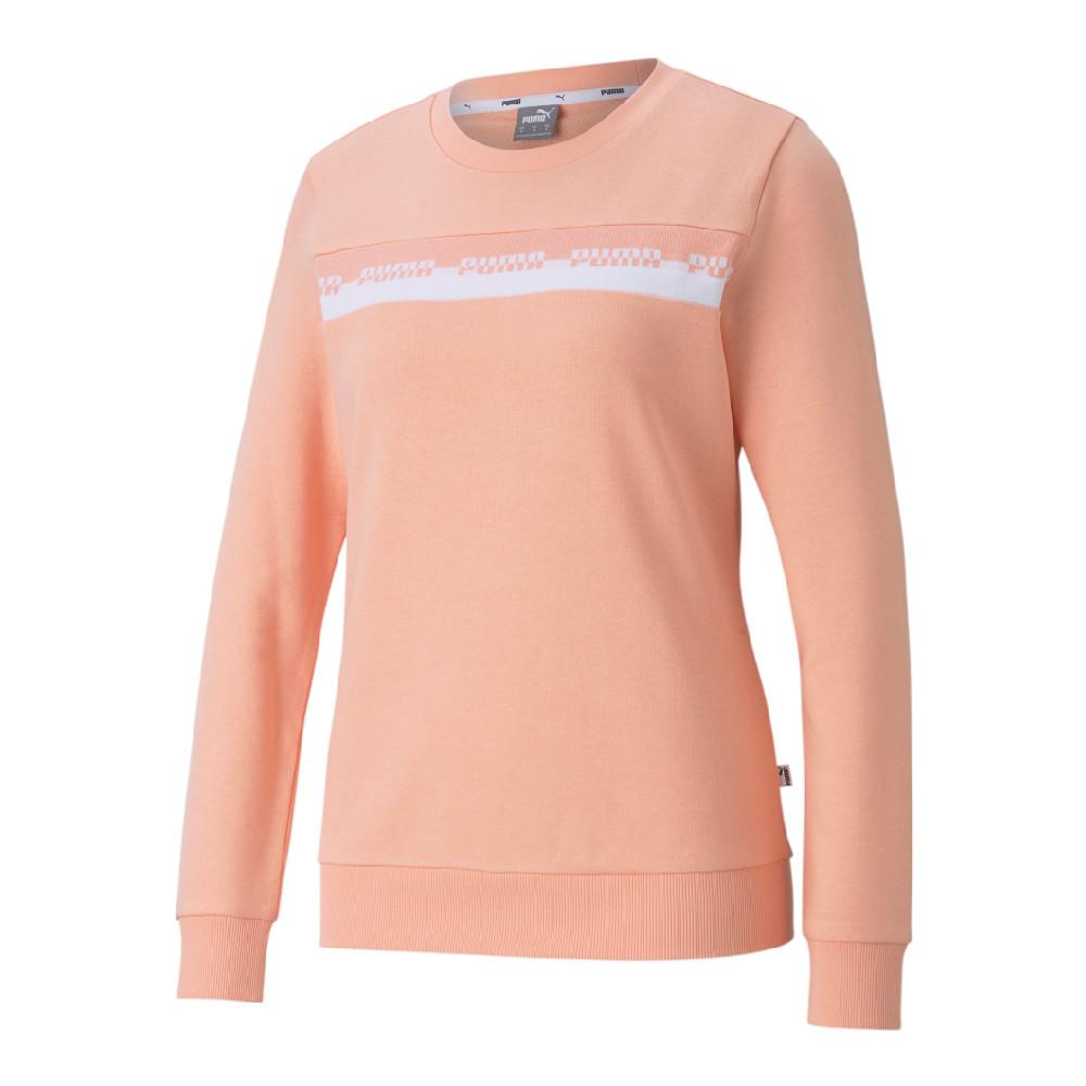 Puma Sweat Rose Femme Puma Amplified